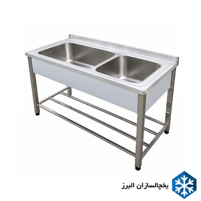 سینک دو لگن 150 سانتی
