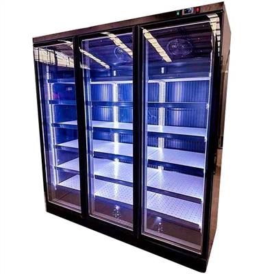 یخچال کبابی سه درب ویترینی